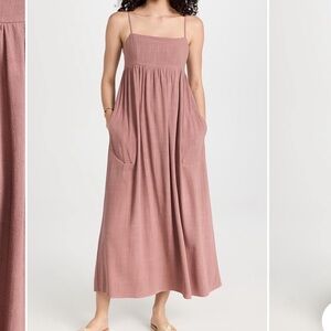 NWOT Rachel Pally Linen Ruby Dress Dusty Rose